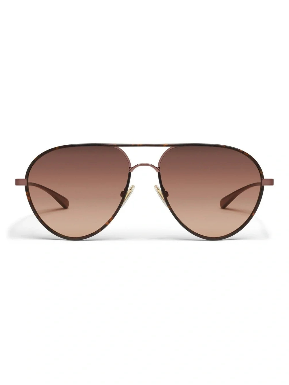 Quay Australia Say Less Sunglasses – Brown Tortoise/Brown Fade NWT
